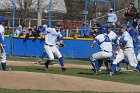 Baseball vs MIT  Wheaton College Baseball vs MIT in the  NEWMAC Championship game. - (Photo by Keith Nordstrom) : Wheaton, baseball, NEWMAC